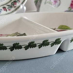 포트메리온 포모나 칸막이 타원 서빙 접시 portmerion pomona divided oval serving dish