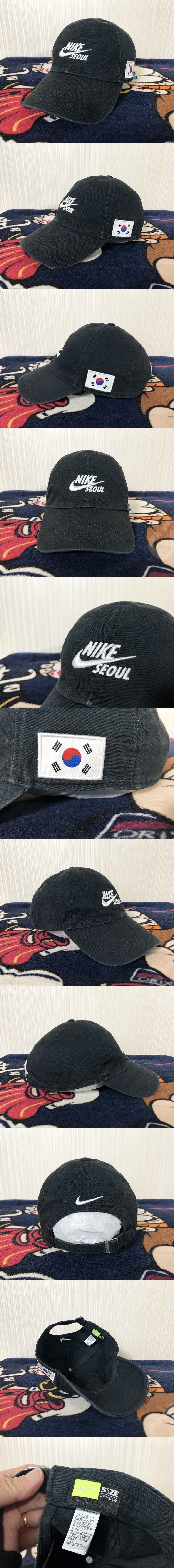 나이키서울(SEOUL) 한정 블랙볼캡/모자/태극기패치