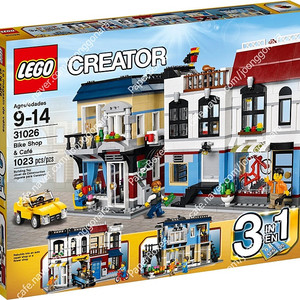 레고 31026 자전거샵과 카페 (중고) LEGO 크리에이터 3in1 (2014)