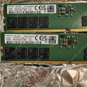 삼성전자 RAM DDR5 16gb pc5-44800