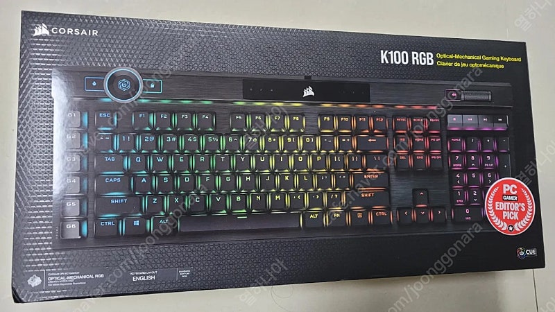 커세어 K100 RGB OPX 게이밍키보드