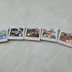 닌텐도 3DS 알칩 5개 일괄 택포 4.5