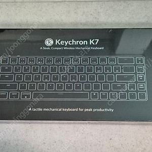 키크론 K7 로우프로파일 RGB 무선 기계식 키보드
