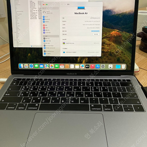애플 맥북 에어 2018(256GB 8gb i5)