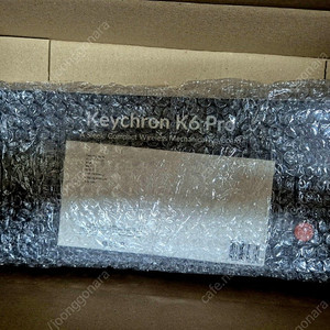 Keychron 키크론 K6 PRO 알루미늄 RGB 기계식 핫스왑 적축 키보드 (미개봉)
