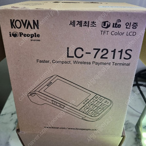 휴대용 이동식 무선 카드 단말기 이동식 카드단말기 코밴 KOVAN LC-7211S