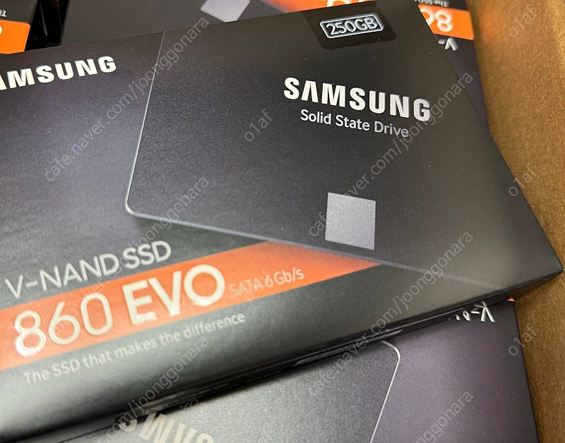 [SSD] 미개봉 삼성 860 EVO 250GB 판매합니다 거래내역 10년간 130건 이상!^^