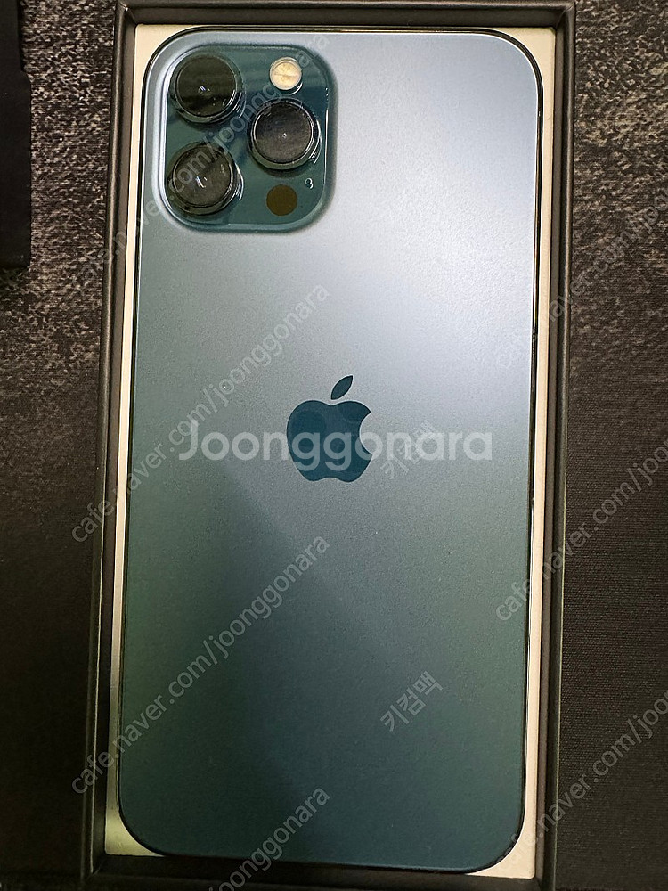 아이폰12 프로맥스 퍼시픽블루 128gb 자급제폰 판매...--3