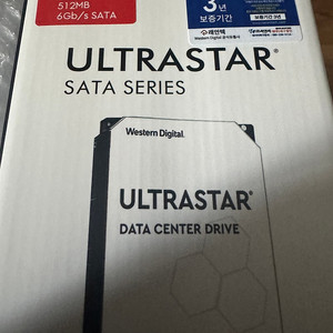 Wd ultrastar 18tb sata 3년보증 미개봉