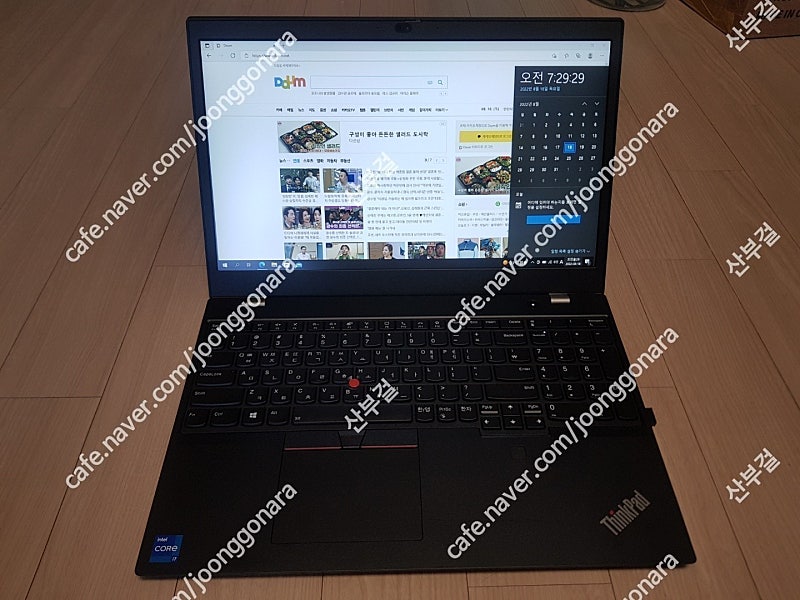 레노버 Thinkpad L15 Gen2 11세대 i7 Ram 16GB + SSD 512GB 거의 새제품 팝니다.