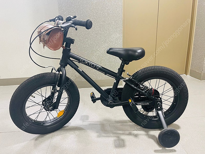 도쿄나인 유아 18인치 자전거(보조바퀴,가방 포함)
