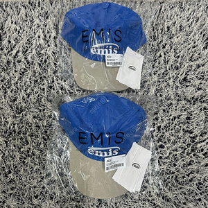 [정품 미개봉 새상품] emis 이미스 뉴로고 믹스볼캡 모자 - 베이지/블루 (NEW LOGO MIX BALLCAP-BEIGE/BLUE)