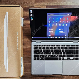[미사용]삼성 노트북 갤럭시북3 360 펜 터치 그램 NT750QFG 노트북 i7 CPU