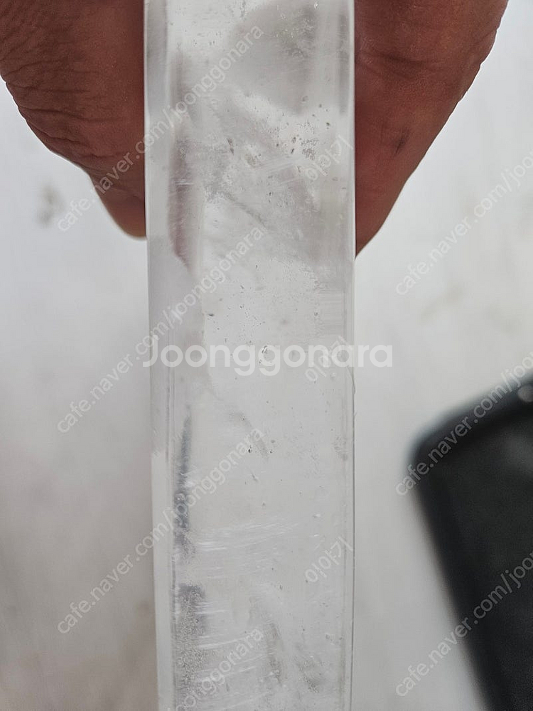 천연 뚜꺼운 수정 구이판--4