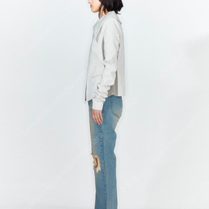 다이닛 SCRATCH DAMAGE BOOTS-CUT DENIM PANTS IN BLUE S사이즈