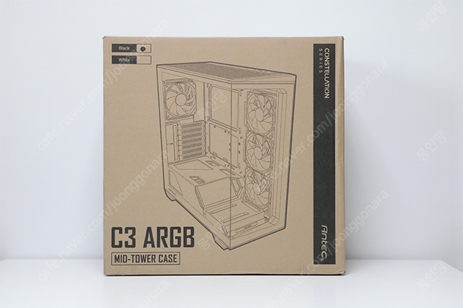 Antec C3 ARGB 블랙 PC 어항케이스 미개봉 새제품팝니다.