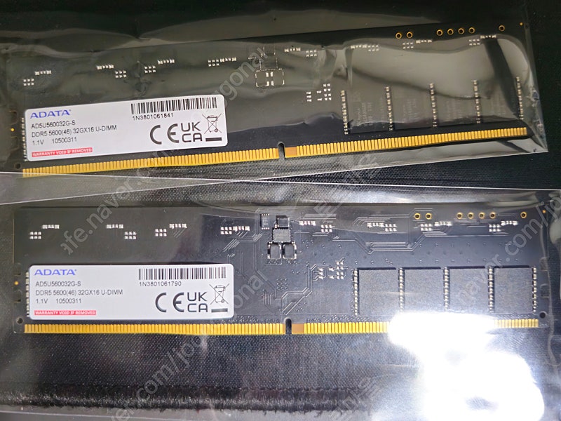 ADATA DDR5 32GB PC5-44800 CL46 RAM 메모리 2장 (하이닉스 A다이)