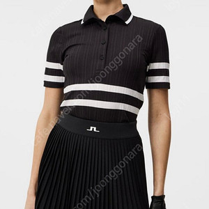 (새상품/국내정품) 제이린드버그 모이라 폴로 셔츠 블랙. 제이린드버그 반팔 티셔츠. 여성 반팔 골프 티셔츠. 골프웨어~~