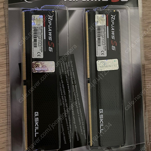 G.SKILL DDR5-6000 CL30 RIPJAWS S5 J 블랙 패키지 (64GB(32Gx2)) 미개봉 국내 정품 판매합니다.