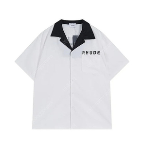 RHUDE 루드 파인로고 숏슬리브셔츠