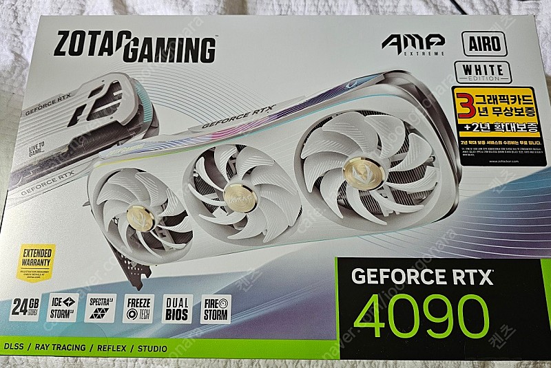 ZOTAC RTX 4090 amp extream 24gb 팝니다