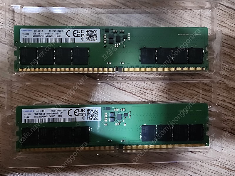 삼성 ddr5-5600 32g (16g x 2) 9만원 판매합니다