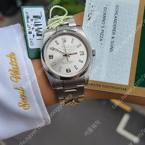 [정품] 롤렉스 에어킹 도미노 아라빅 실버 한정판 풀세트 소장품 (Rolex Air King Domino Limited Full-Set)