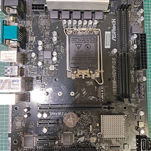 애즈락 ASRock H610M HDVP/D5 + 삼성 램 DDR5 4800 8GB * 2 =16GB