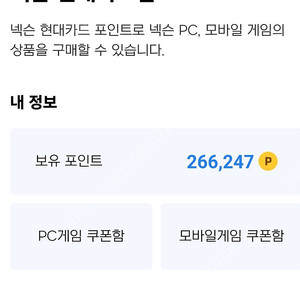 넥슨캐시 265,000원 판매