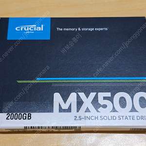 마이크론 SSD MX500 2TB 미개봉 팝니다.