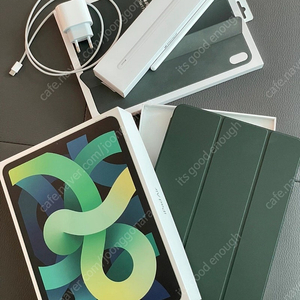 아이패드에어4 wifi 64g 그린 + 애플펜슬 2세대 + 정품 스마트폴리오