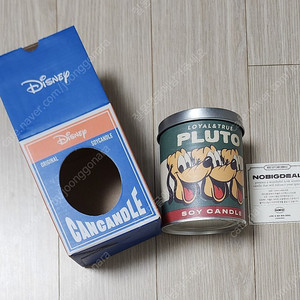 (가격내림)[미개봉] 디즈니 & 노빅딜 소이 캔 캔들 (250g, 플루토) : 2만2천원(택배비 포함)​