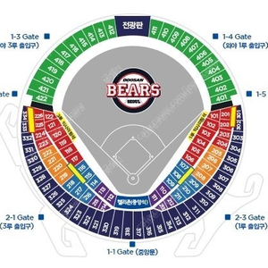 6/7(금) 두산vs기아 잠실종합운동장 네이비석 310블럭 2연석 원가 양도