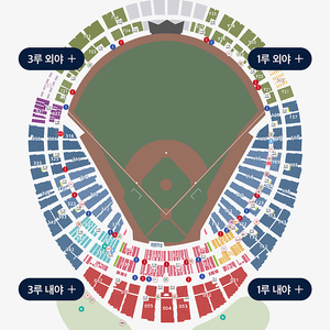 6월 1일 NCvs롯데 사직구장 1루 응원석 내야상단석 143블록 1열 2연석