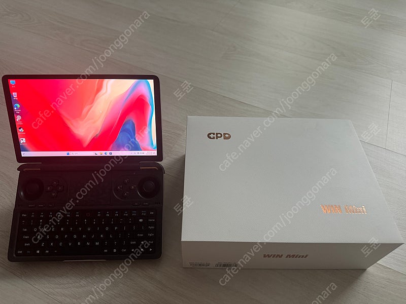 GPD win mini 7840U 32G+2TB(512>2TB업글) +커스텀 쿨러,팝스킨