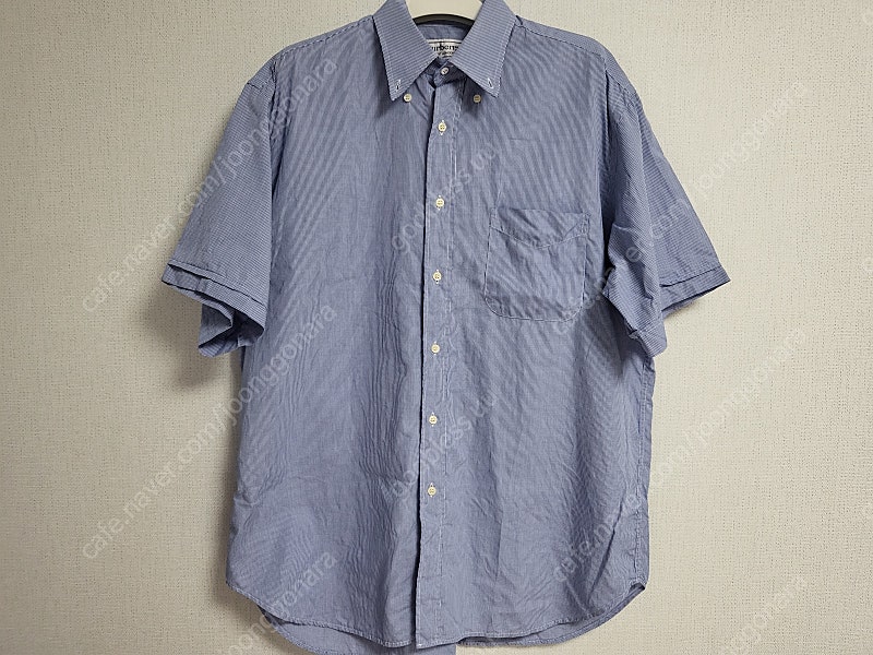 (정품) Burberry 버버리 체크 반팔 남방 셔츠 41-16 (100)