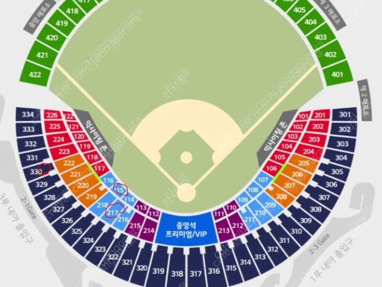 5/31(금) 잠실 두산 vs 엘지 3루 오렌지 통로석