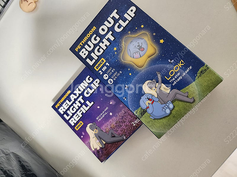 페스룸 버그아웃 라이트 클립 세트 (본품+리필 2개입) 강아지 산책 진드기 모기 해충 방지--0