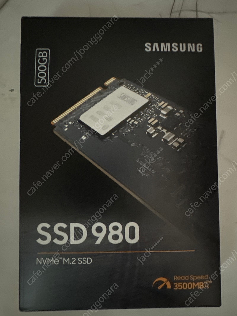 삼성 SSD 980 500GB 개봉품 팝니다.