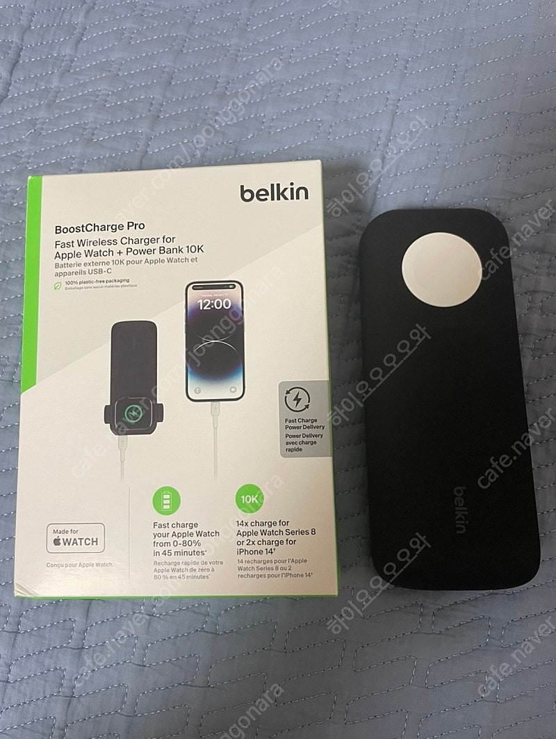 벨킨 애플워치 아이폰 갤럭시 보조배터리 10000mAh BPD005bt