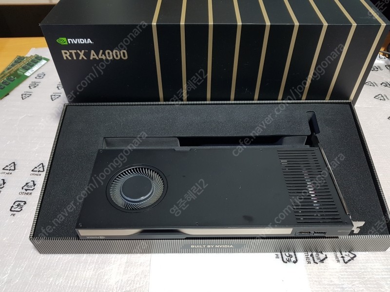 [AS남음_박스제품]쿼드로 RTXA4000 ( QUADRO RTX A4000 ) DDR6 16G 판매합니다