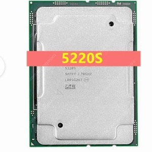 제온 골드 5220S CPU 2.7GHz 24.75MB 18 코어 36 스레드 프로세서 LGA3647 Gold5220S