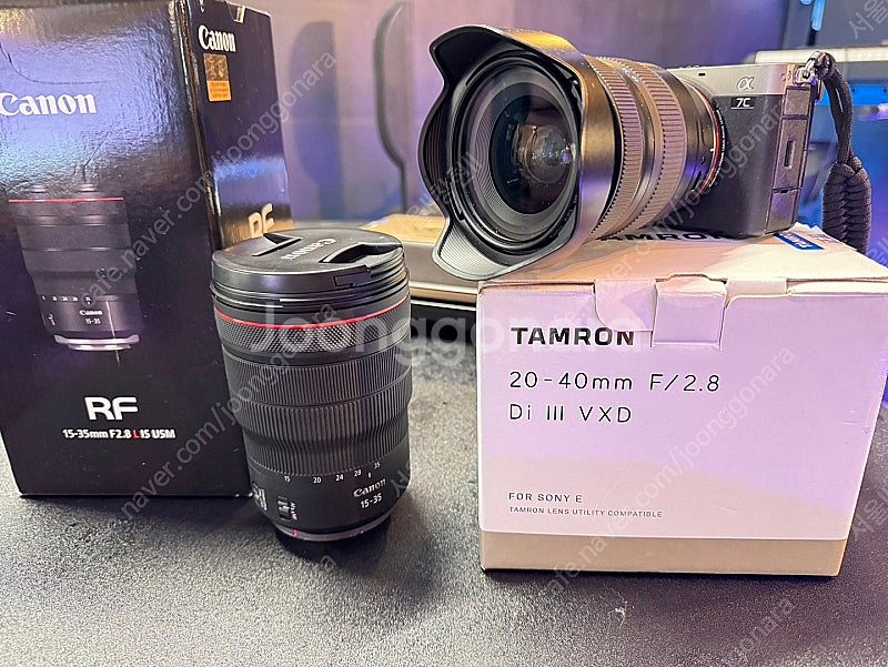 캐논 15-35L 2.8 198만원 / 탐론20-40 ...--0