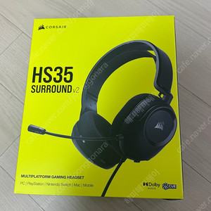 커세어 HS35 SURROUND v2 게이밍 헤드셋