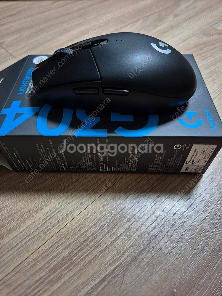 로지텍 G304 무선 게이밍 마우스 테스트만 한 제품 ...--1