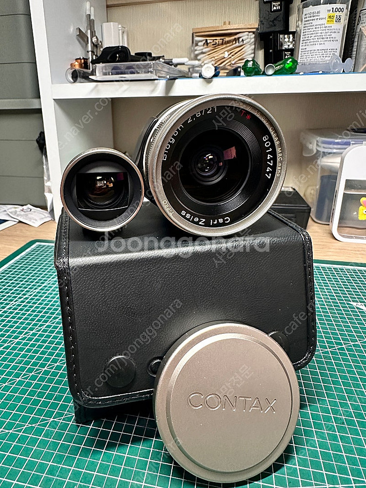 콘탁스 g 21mm 2.8 렌즈, gf-21 파인더 세트로 판매합니다.--0