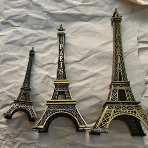 골드메탈 에펠탑 세트 빈티지모형 일괄