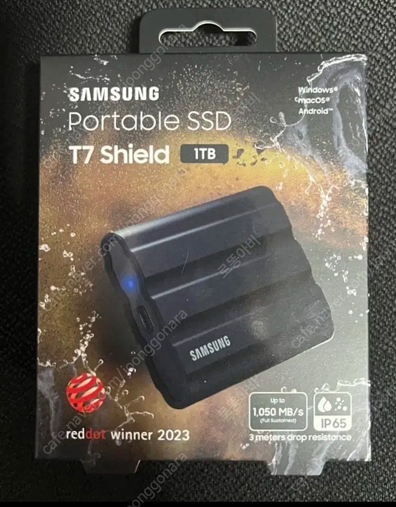 삼성 Portable SSD T7 shield 1TB 외장하드(택포)