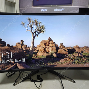 벤큐 32인치 커브드 모니터(144hz)