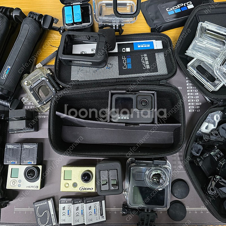 고프로9 블랙 + 고프로360 맥스 외 각종 악세사리 ...--3